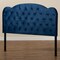 Baxton Studio Clovis ModernNavy Blue Velvet Upholstered Headboard-Queen 198-12396-ZORO - alternate 7